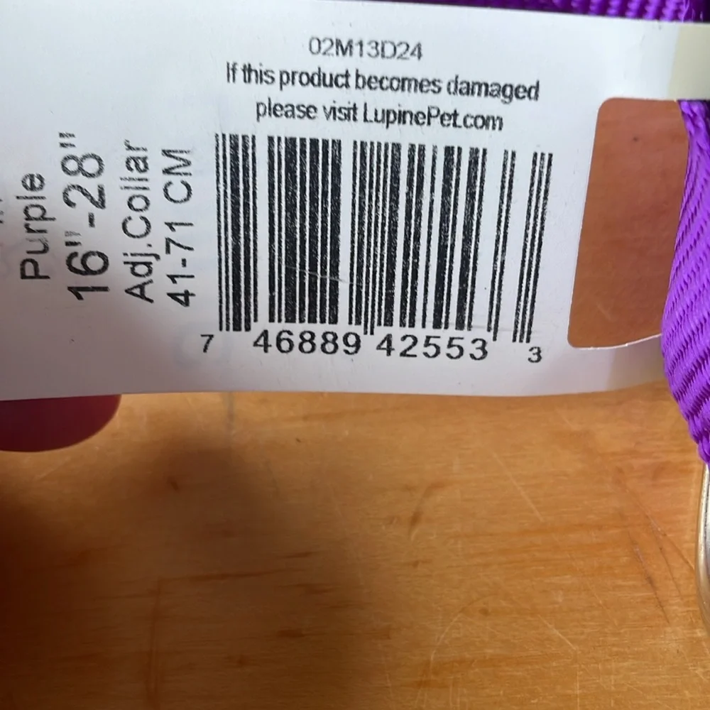 Lupine Pet 1in 16”-28”